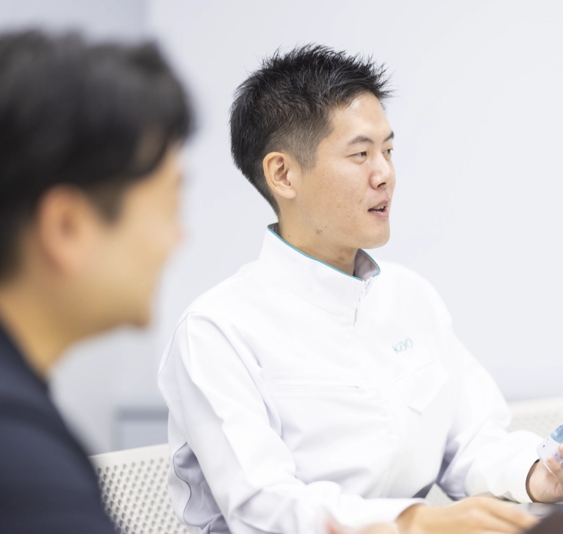 インタビュー風景