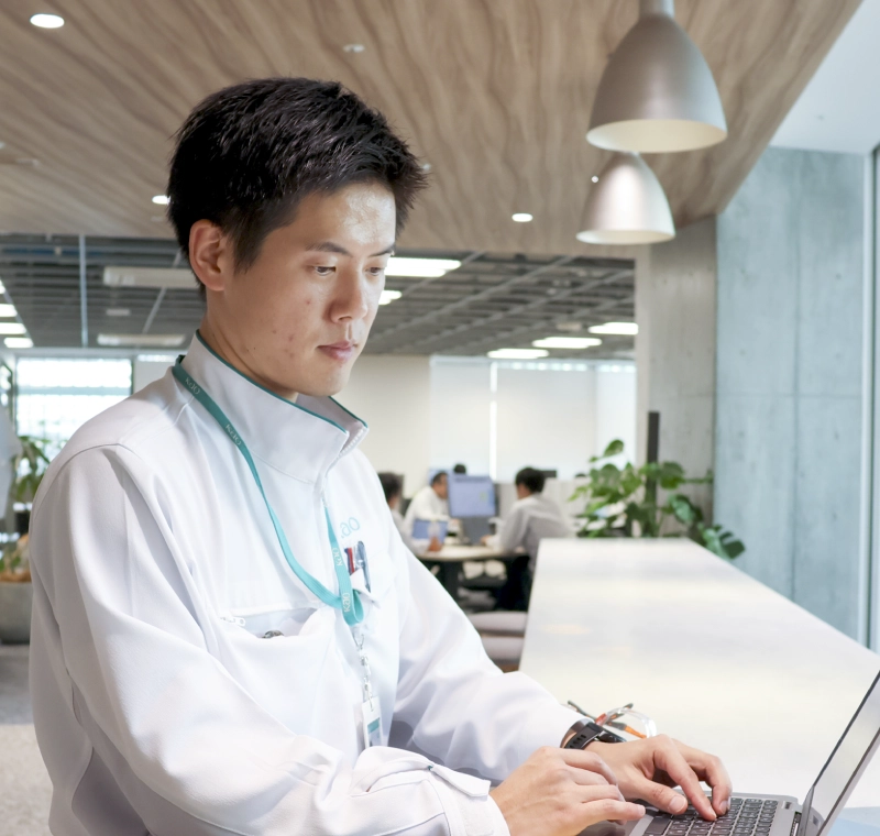 インタビュー風景